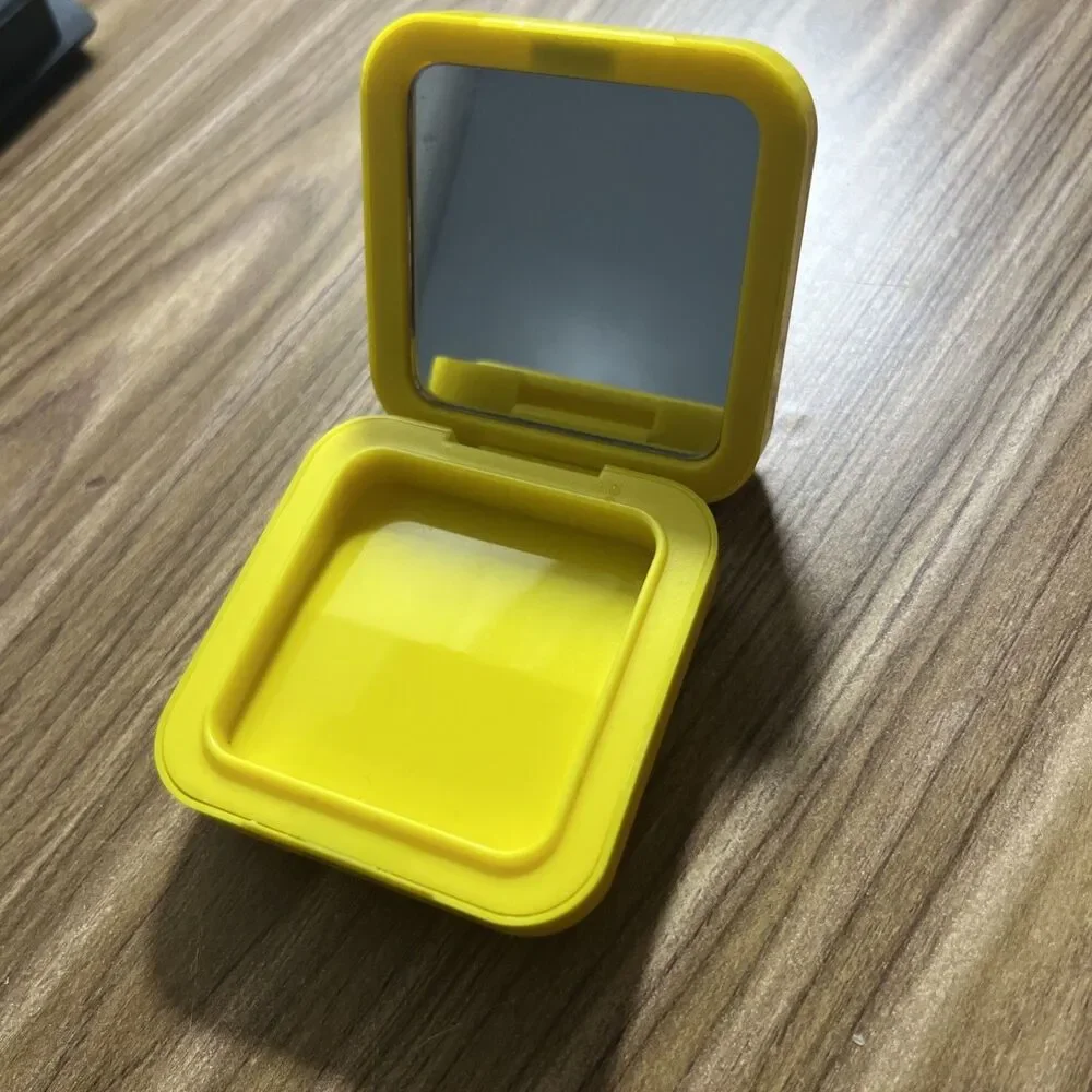 Starface Yellow Compact With Mirror Travel Container Only